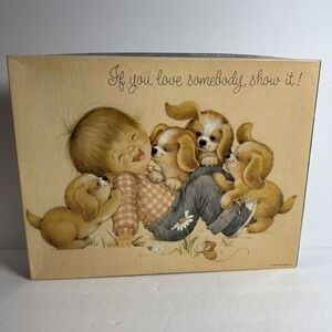 Vintage Springbok Jigsaw Puzzle 500+ Pcs If‎ You Love Somebody Show It 18x23